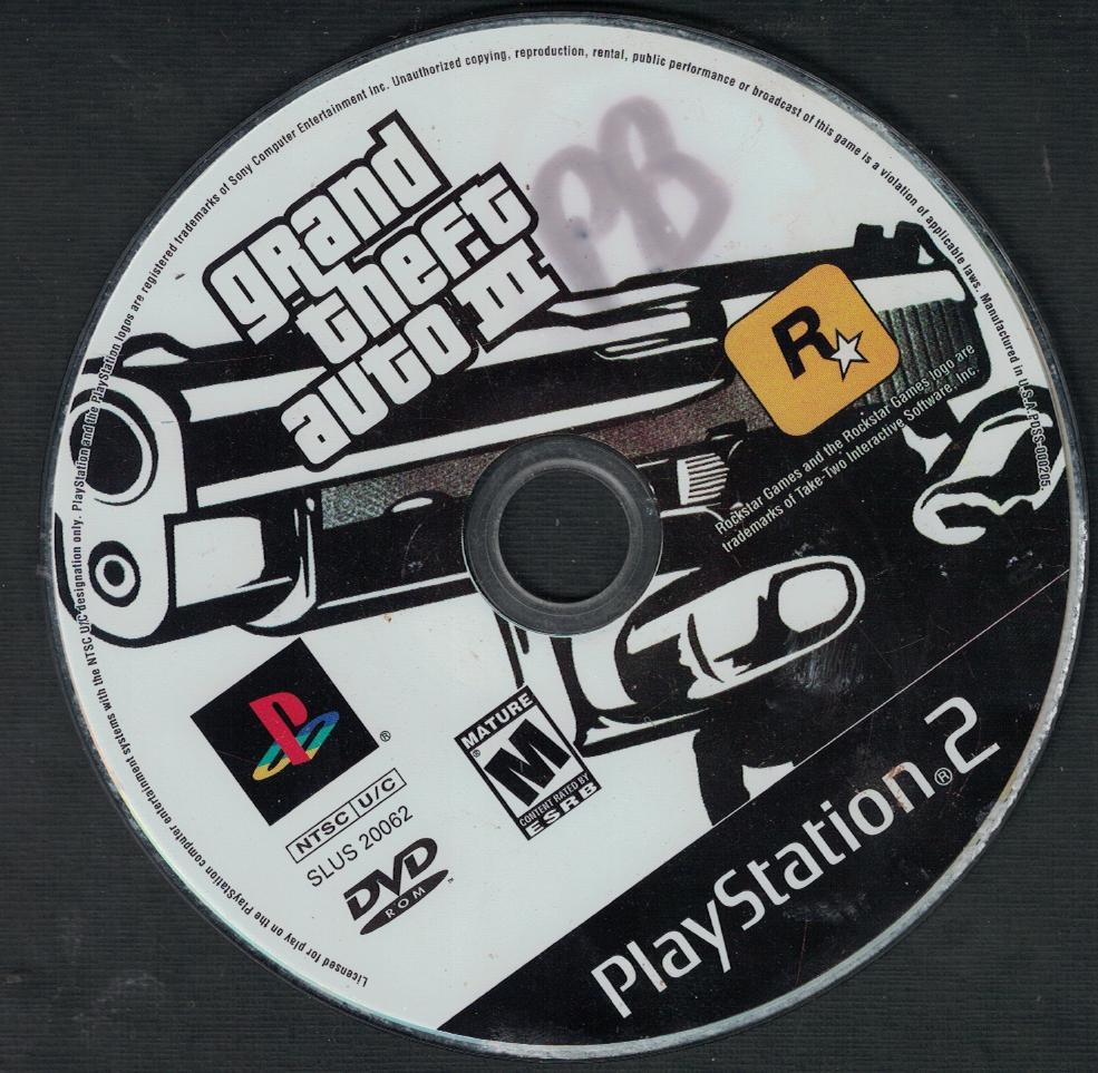 Grand Theft Auto III - PS2 Game - Used