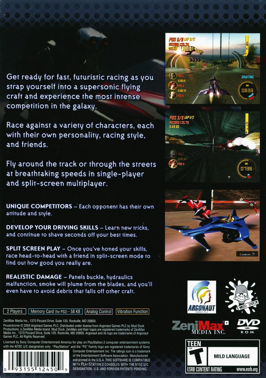 Power Drome - PS2 Game - Used