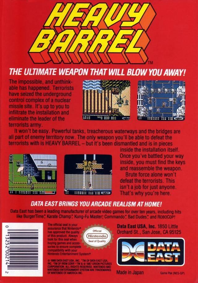 Heavy Barrel - NES - Used