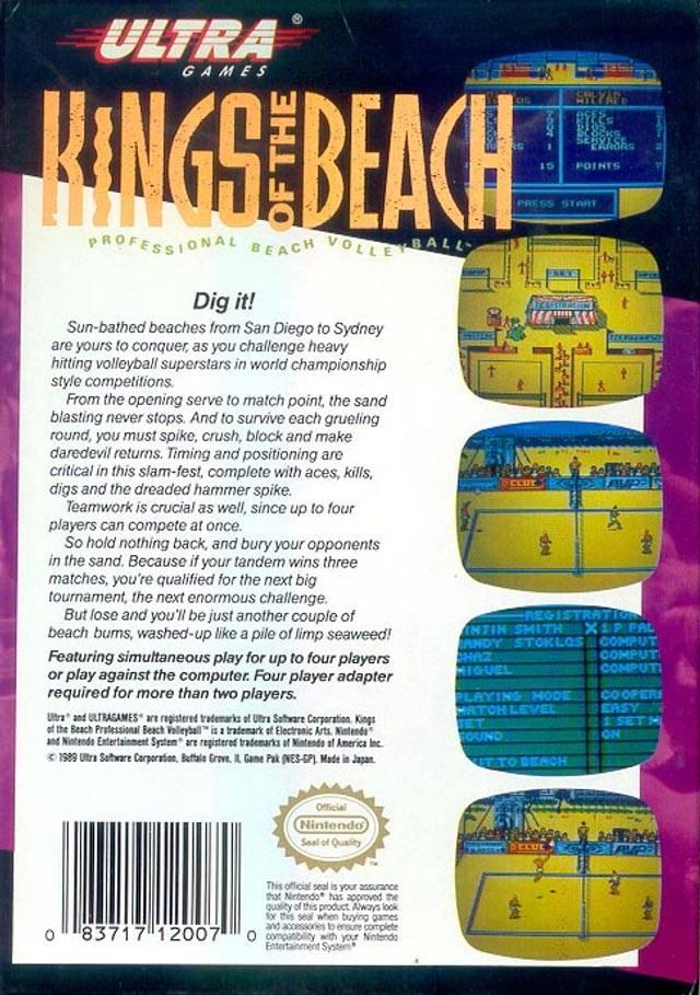 Kings of the Beach - NES - Used
