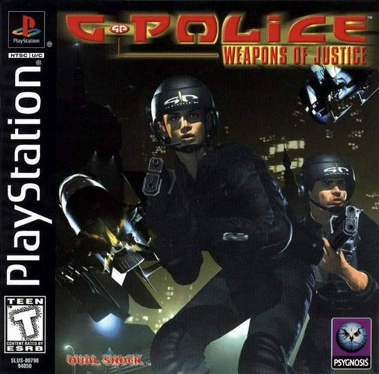 G-Police Weapons of Justice - PS1 Game - Used