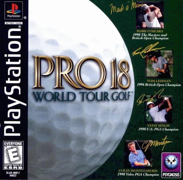 Pro 18 World Tour Golf - PS1 Game - Used