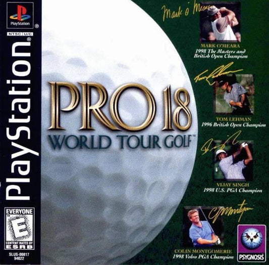 Pro 18 World Tour Golf - PS1 Game - Used