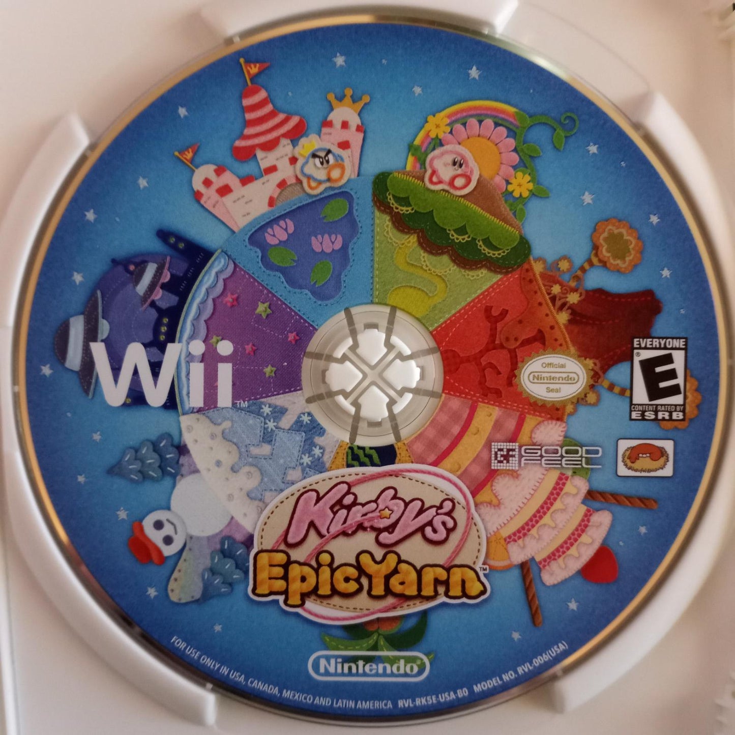 Kirby's Epic Yarn - Wii - Used