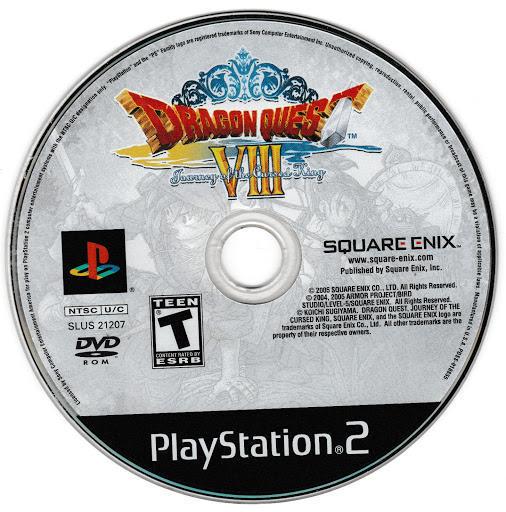 Dragon Quest VIII: Journey of the Cursed King - PS2 Game - Used