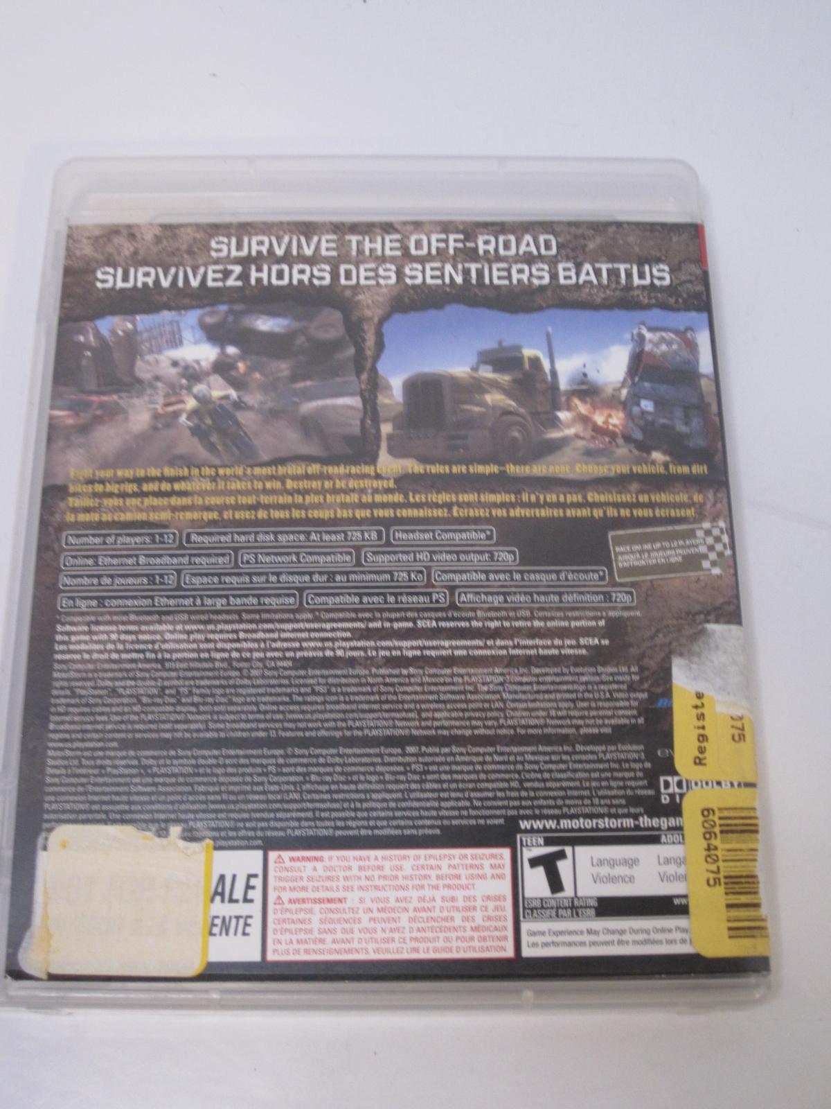 MotorStorm - PS3 Game - Used