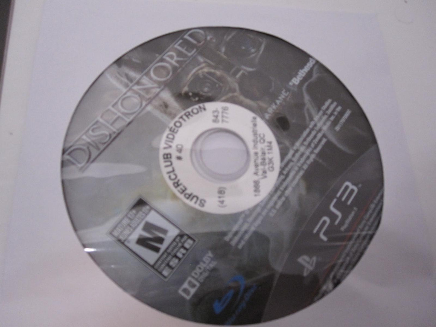 Dishonored - PS3 Game - Used