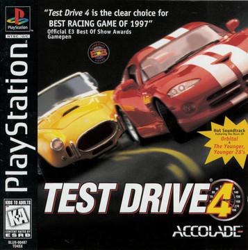 Test Drive 4 - PS1 Game - Used