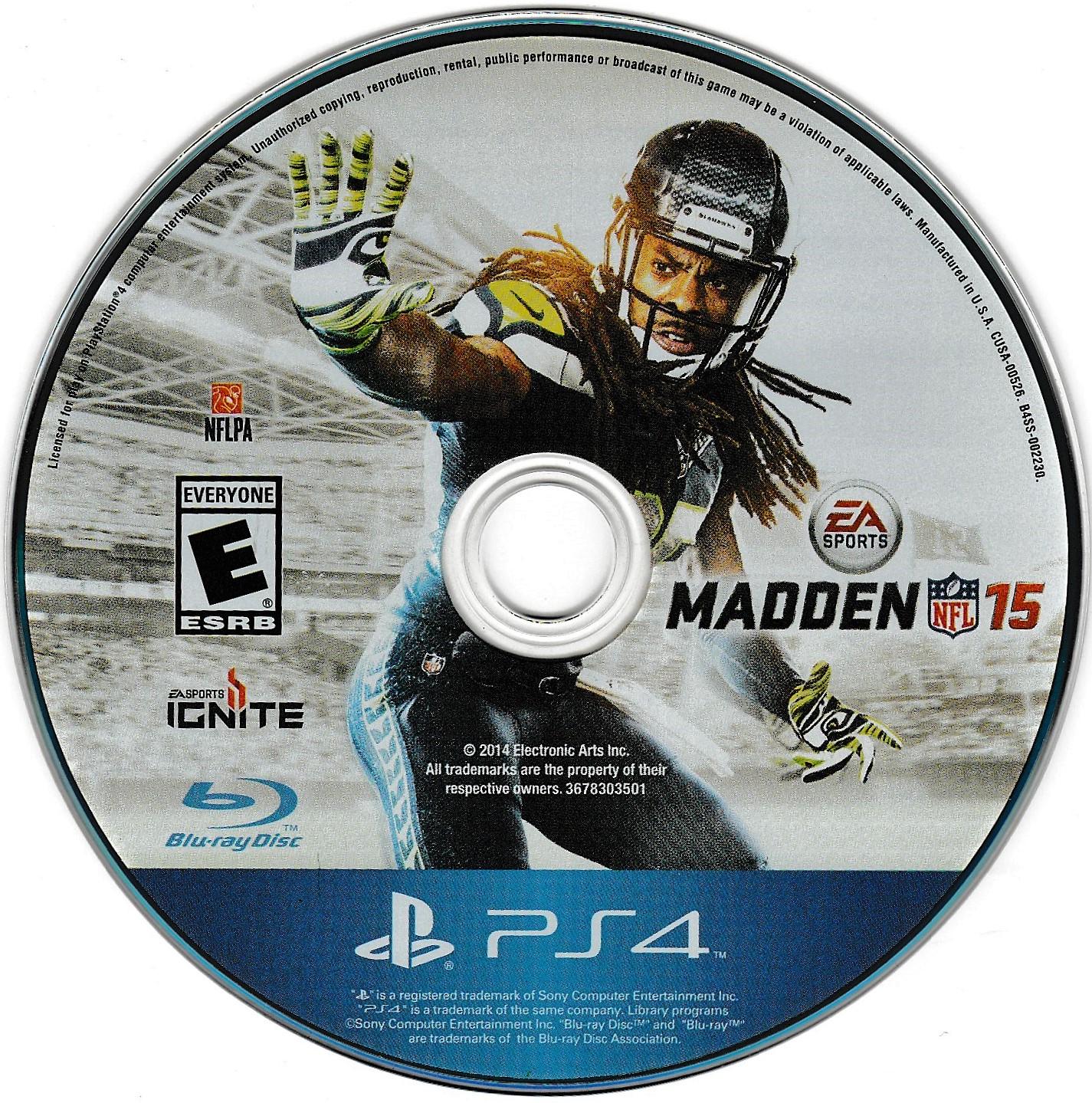 Madden NFL 15 - PS4 Game - Used