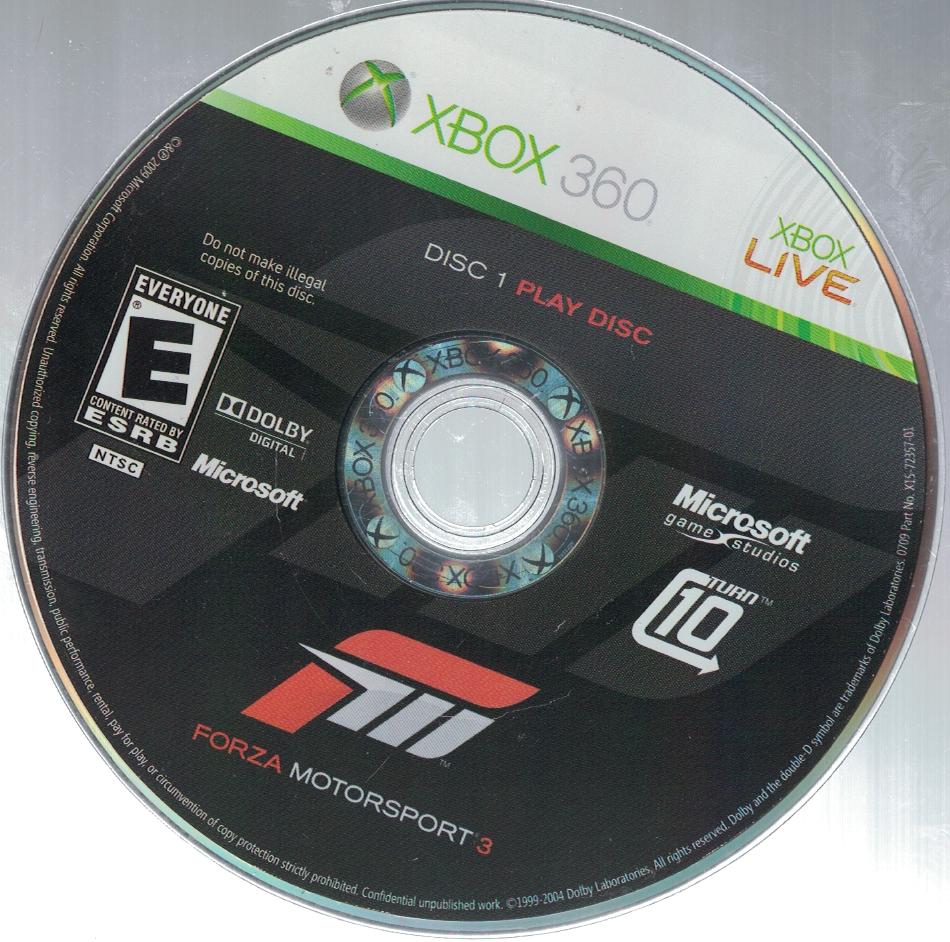 Forza Motorsport 3 - Xb360 - Used