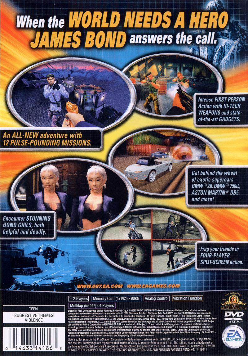 007 Agent Under Fire - PS2 Game - Used