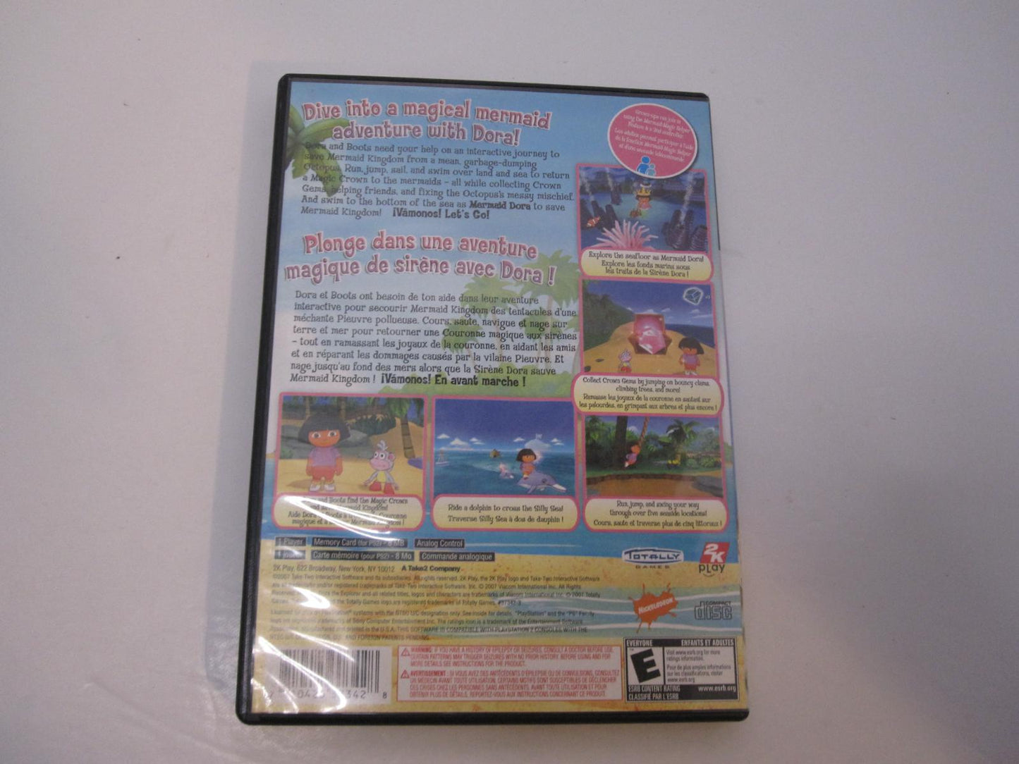 Dora the Explorer Dora Saves the Mermaids - PS2 Game - Used