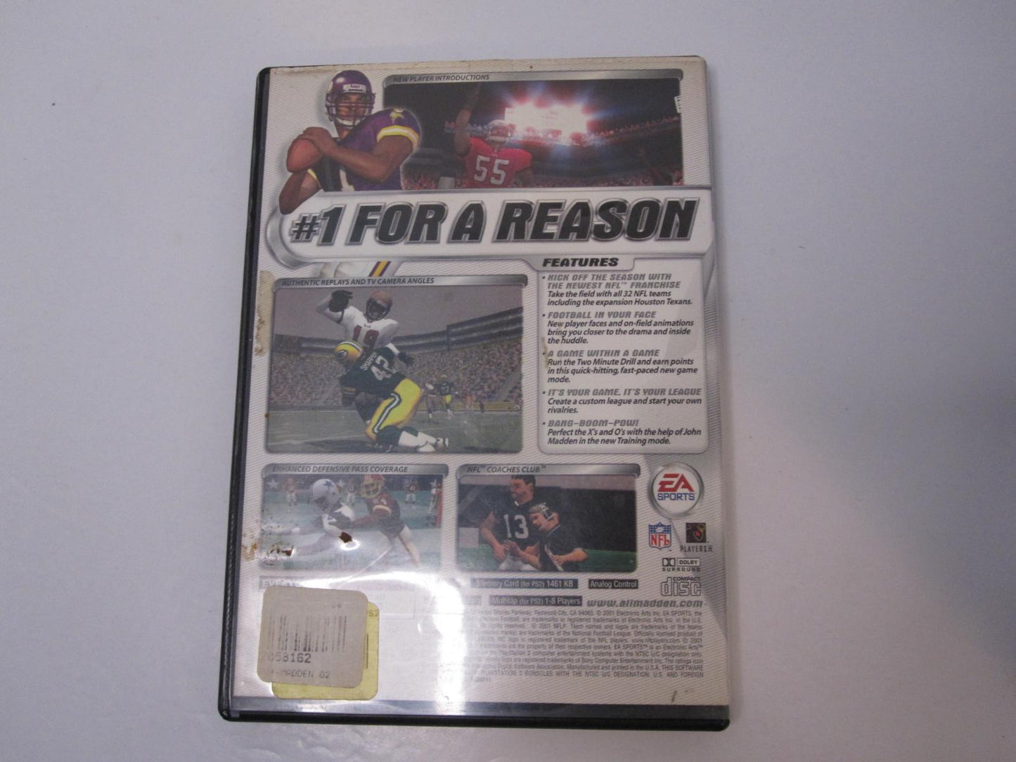 Madden 2002 - PS2 Game - Used
