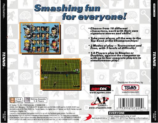 Tennis - PS1 Game - Used
