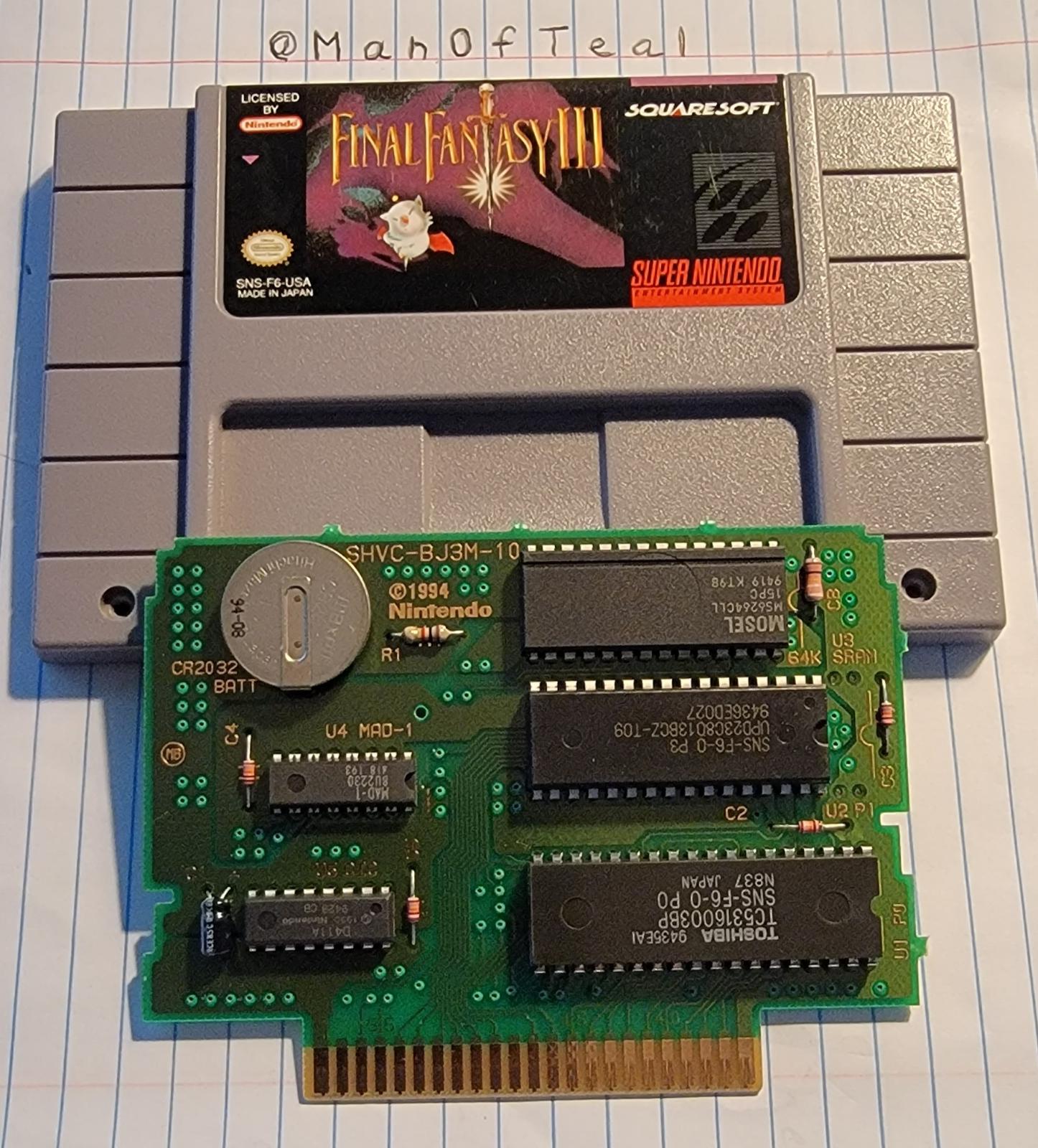 Final Fantasy III - SNES - Used