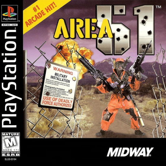 Area 51 - PS1 Game - Used
