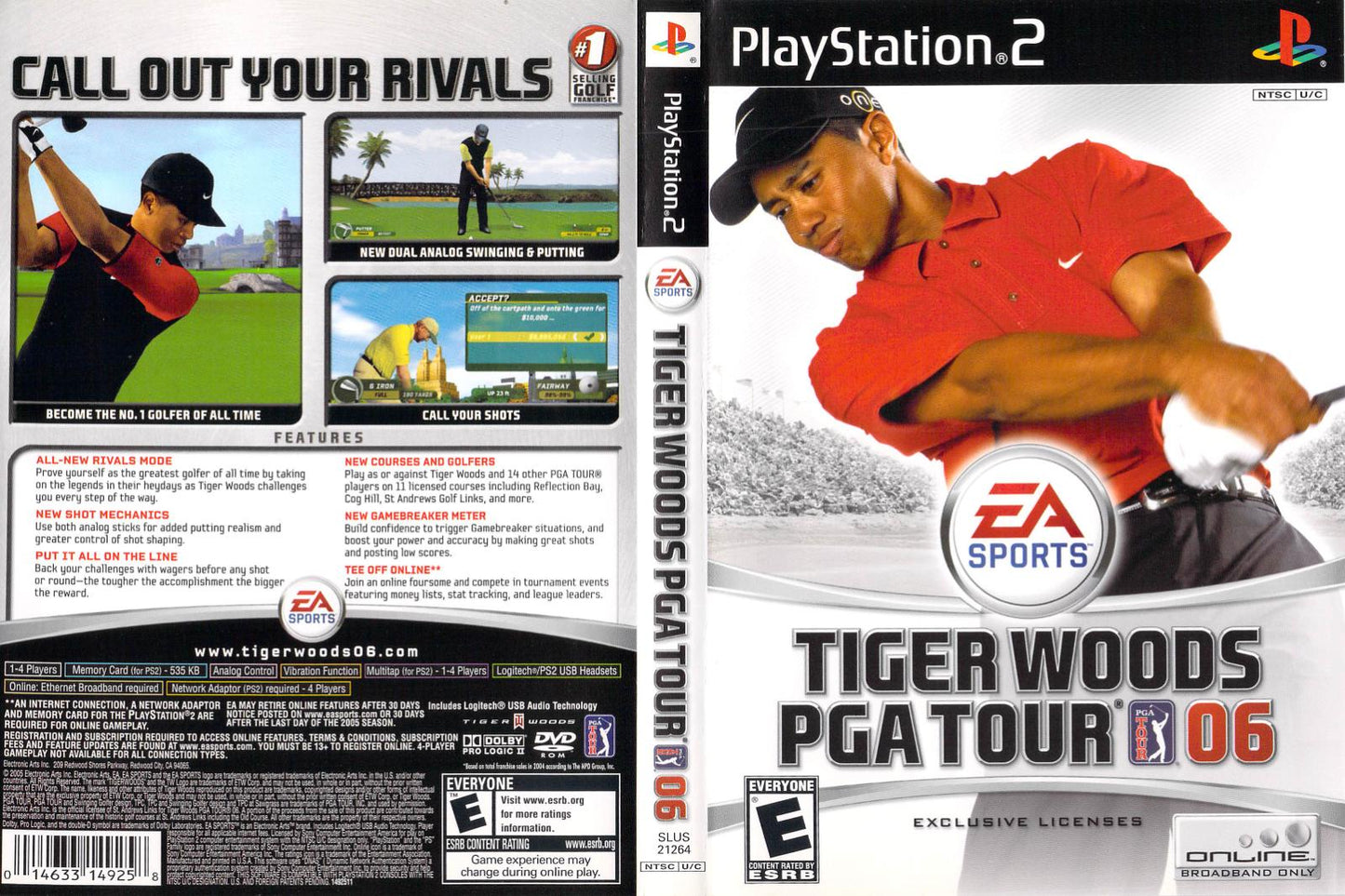 Tiger Woods 2006 - PS2 Game - Used