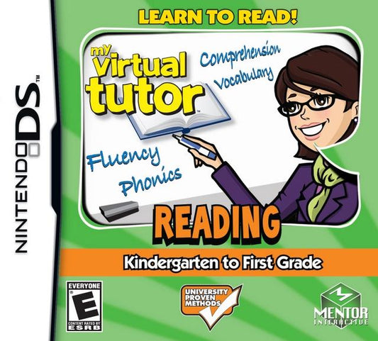 My Virtual Tutor Reading Adventure: Kindergarten to First - DS - Used