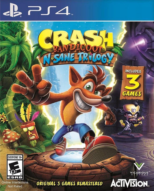Crash Bandicoot N. Sane Trilogy - PS4 Game - Used