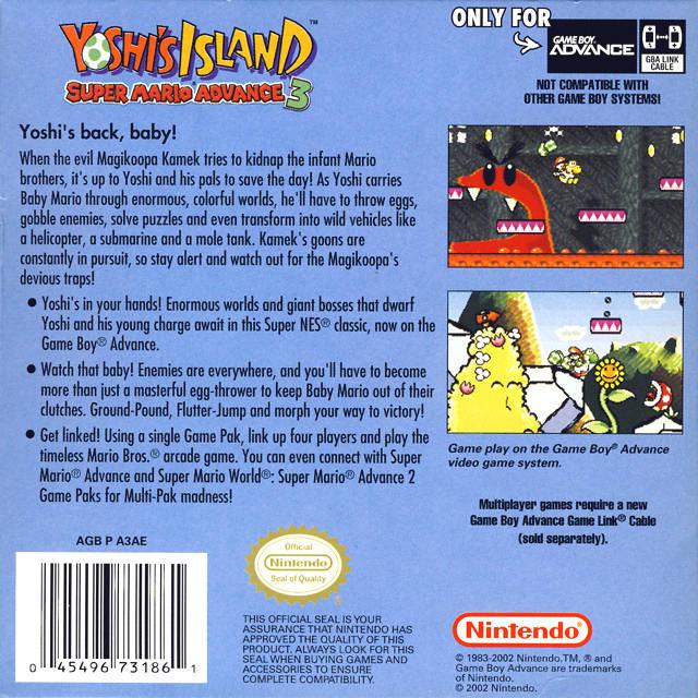 Yoshi's Island: Super Mario Advance 3 - GBA - Used