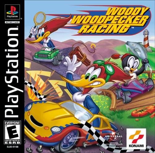 Woody Woodpecker Racing - PS1 Game - Used