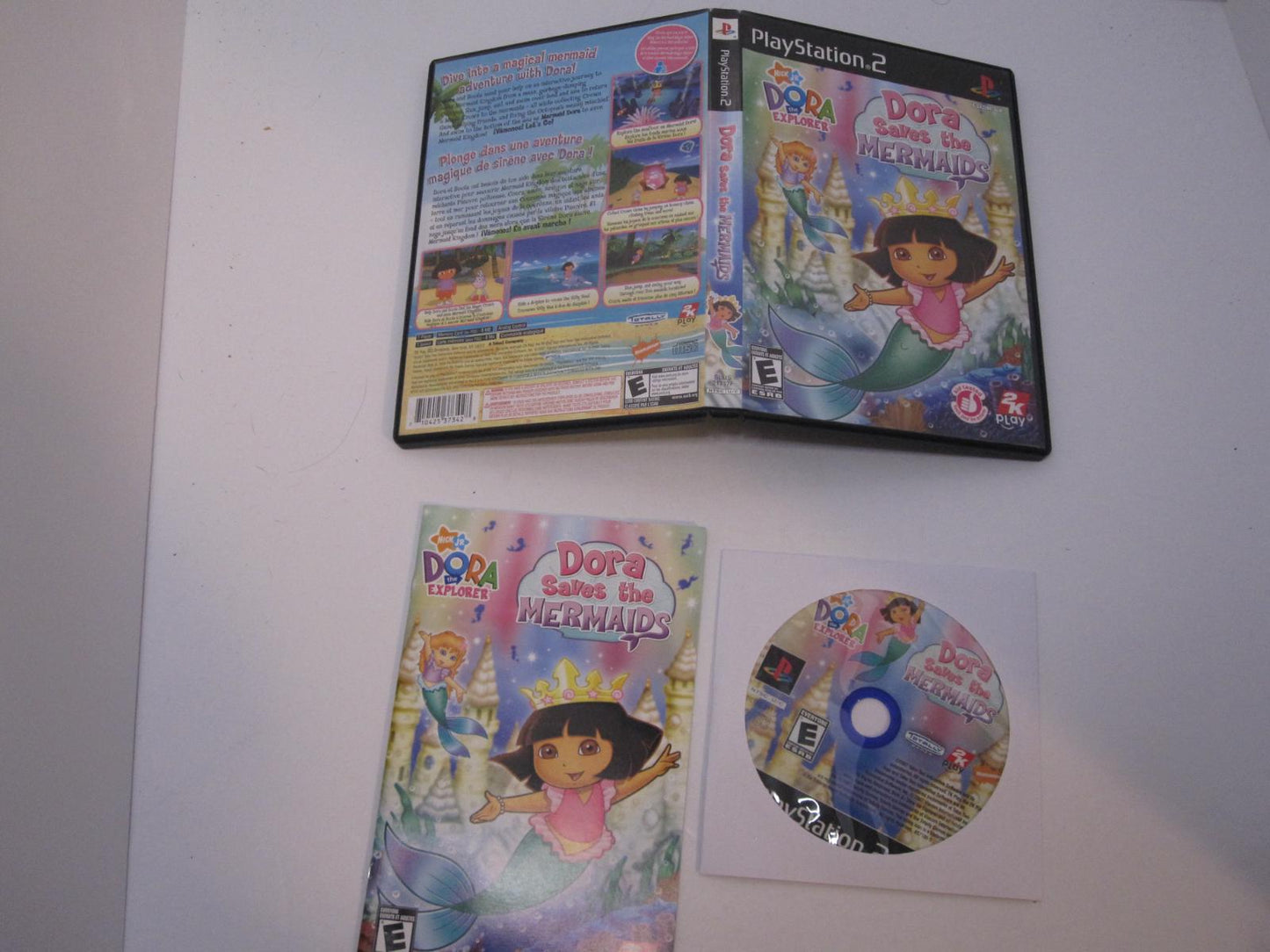 Dora the Explorer Dora Saves the Mermaids - PS2 Game - Used