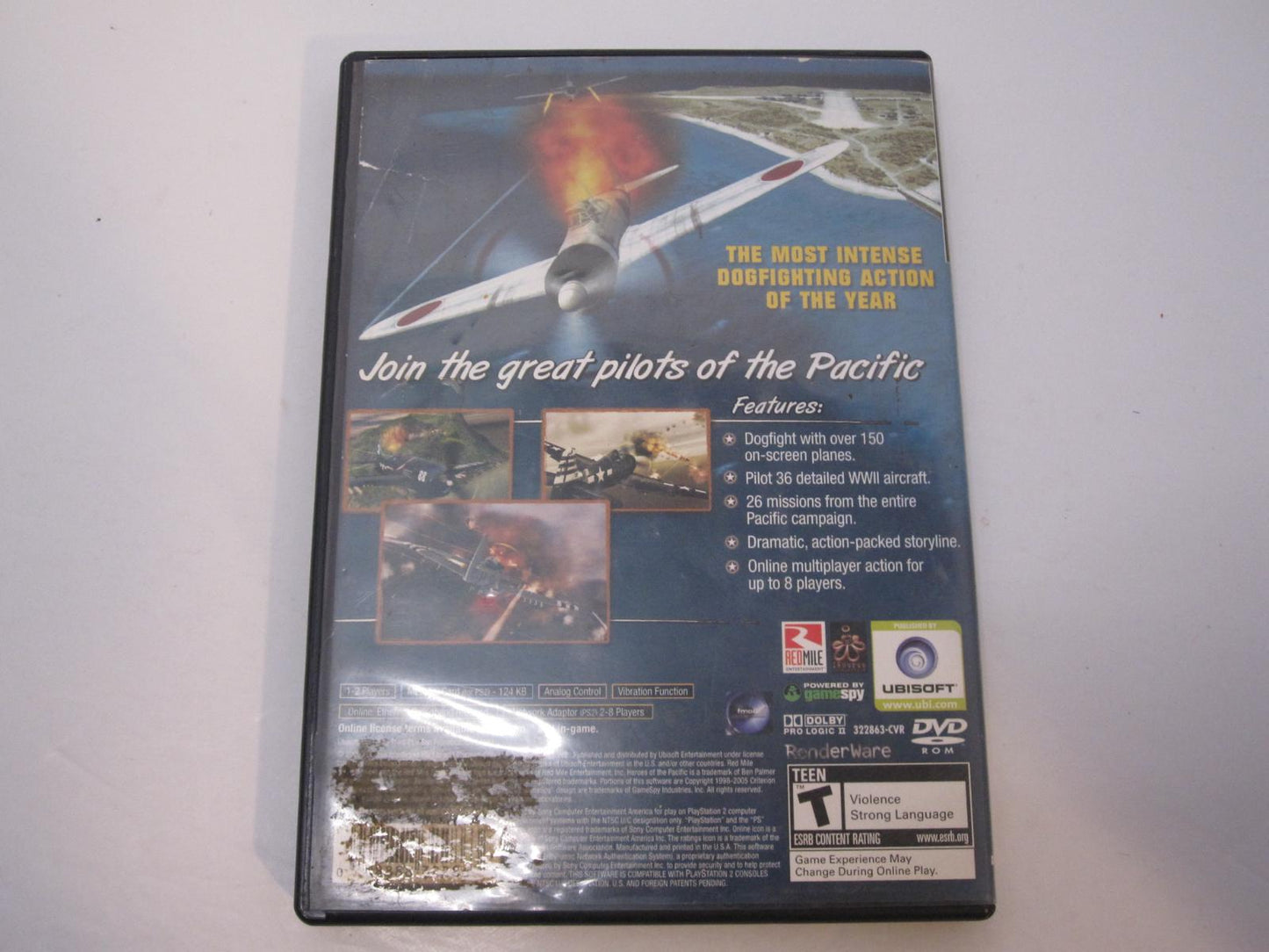 Heroes of the Pacific - PS2 Game - Used