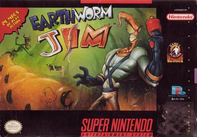 Earthworm Jim - SNES - Used
