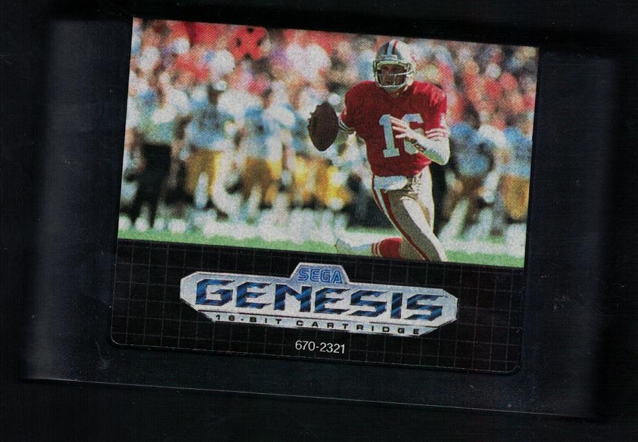 Sports Talk Football '93 Starring Joe Montana - Genesis - Used