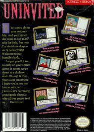 Uninvited - NES - Used