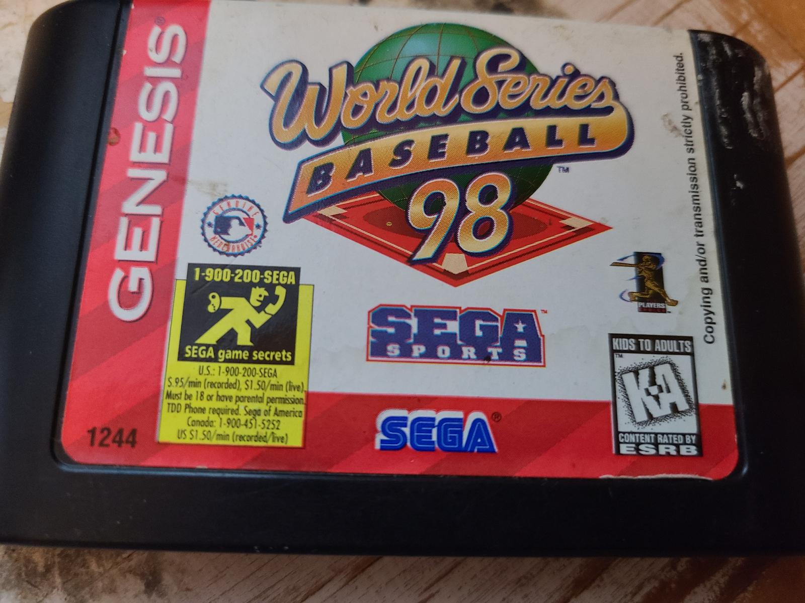 World Series Baseball 98 - Genesis - Used