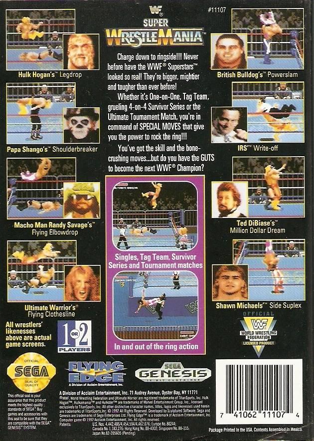 WWF Super Wrestlemania - Genesis - Used
