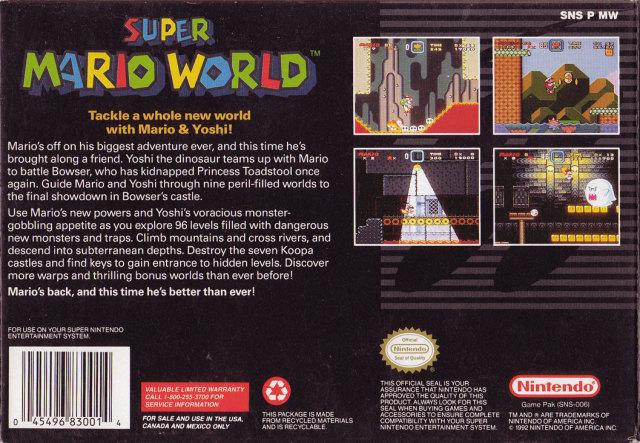 Super Mario World - SNES - Used
