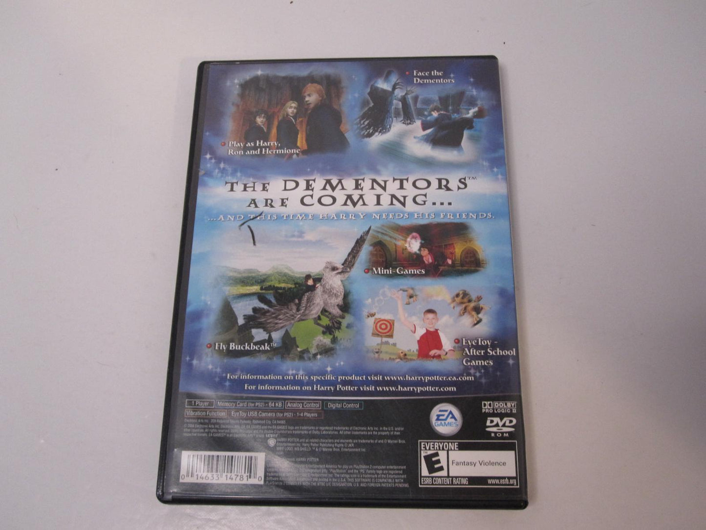 Harry Potter Prisoner of Azkaban - PS2 Game - Used