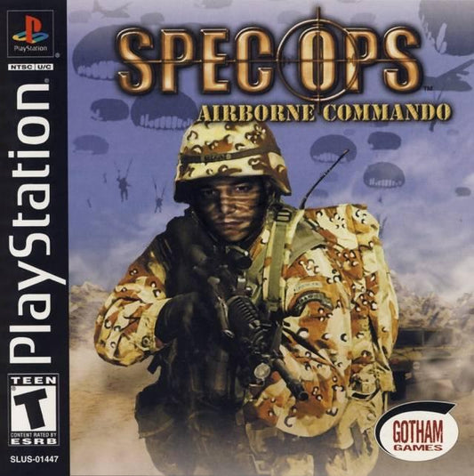 Spec Ops Airborne Commando - PS1 Game - Used