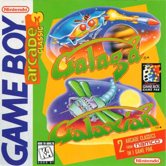 Arcade Classic 3: Galaga and Galaxian - GB - Used