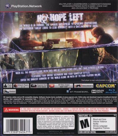 Resident Evil 6 - PS3 Game - Used