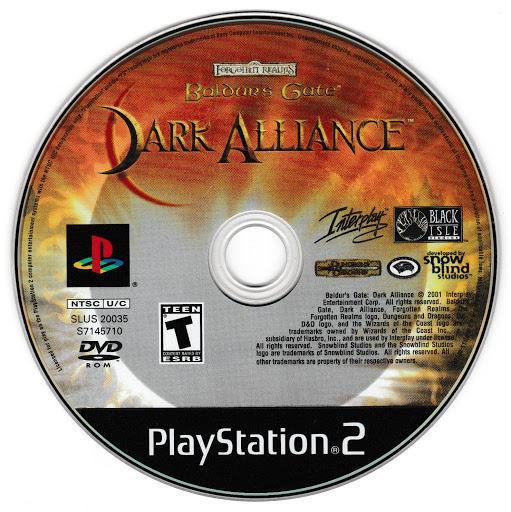 Baldur's Gate Dark Alliance - PS2 Game - Used