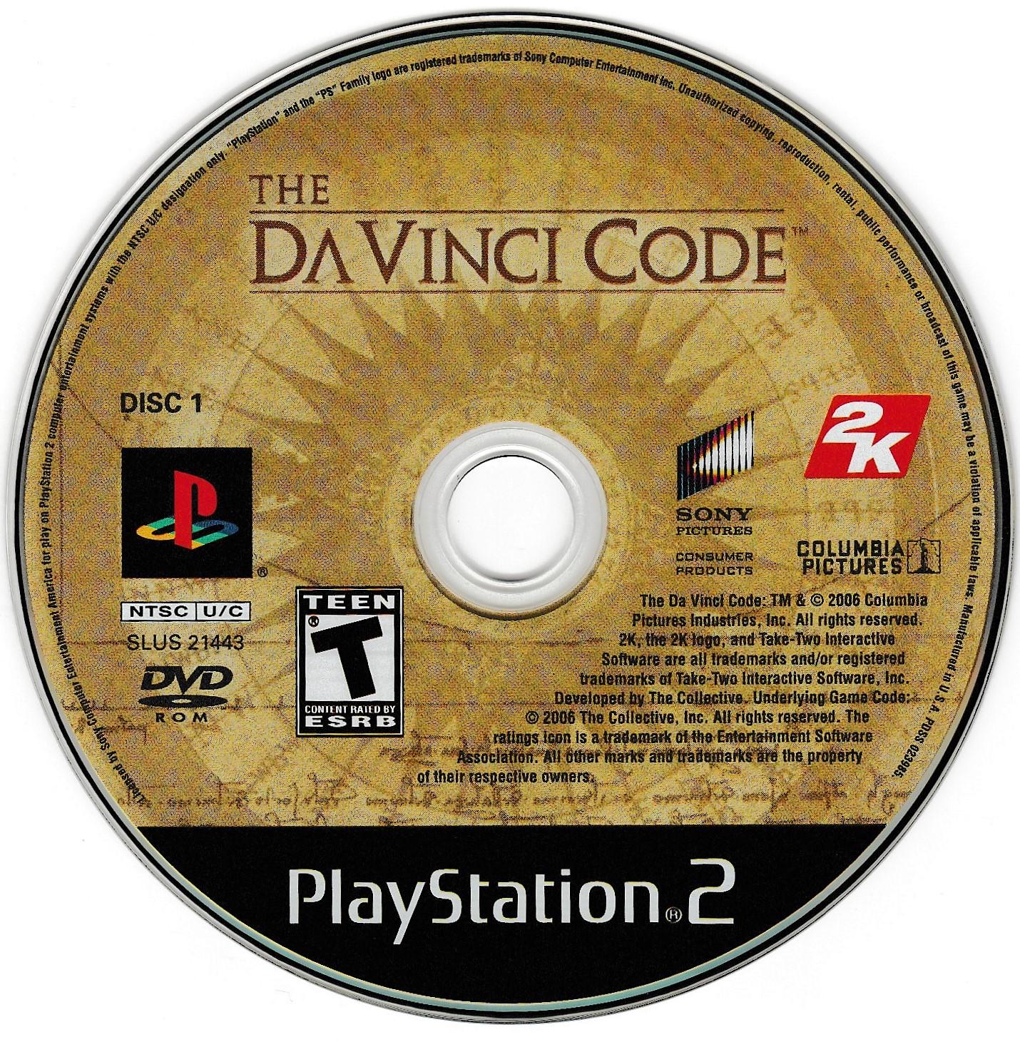 Da Vinci Code - PS2 Game - Used