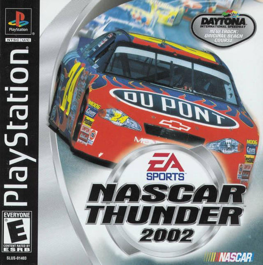 NASCAR Thunder 2002 - PS1 Game - Used