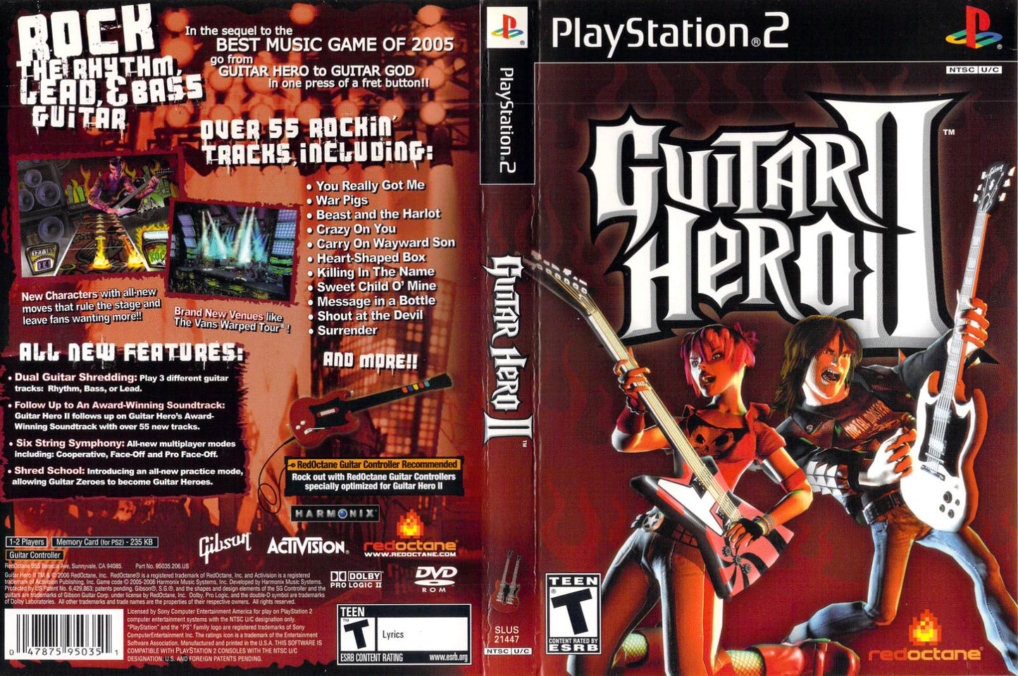 Guitar Hero II - PS2 Game - Used