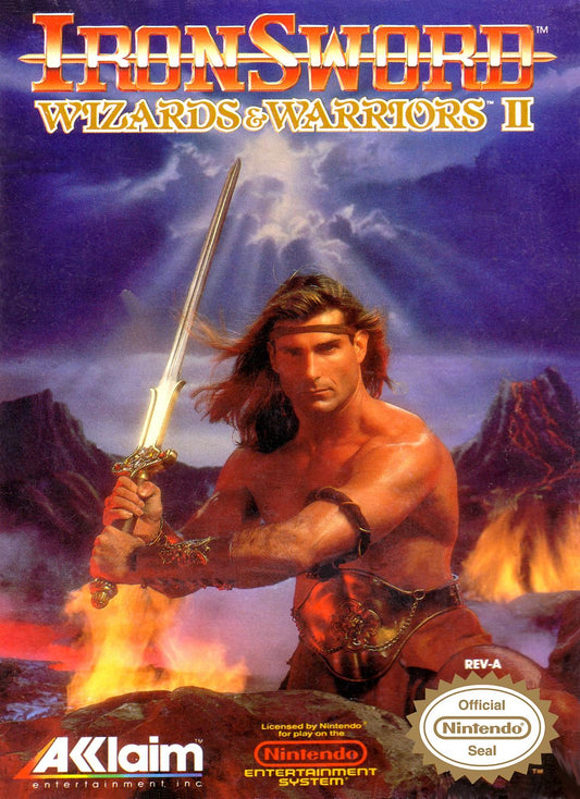 Iron Sword Wizards and Warriors II - NES - Used
