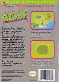 Bandai Golf Challenge Pebble Beach - NES - Used