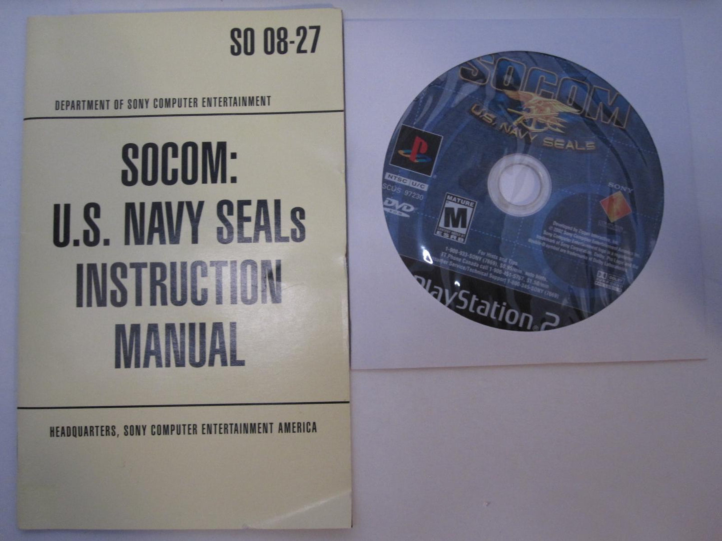SOCOM US Navy Seals - PS2 Game - Used