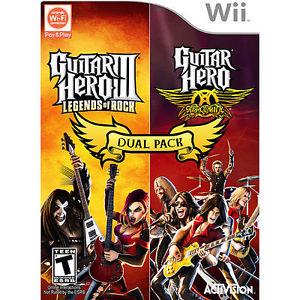 Guitar Hero III & Guitar Hero Aerosmith Dual Pack - Wii - Used