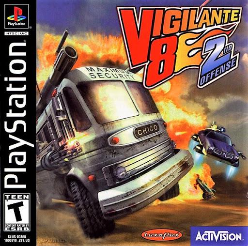 Vigilante 8 2nd Offense - PS1 Game - Used