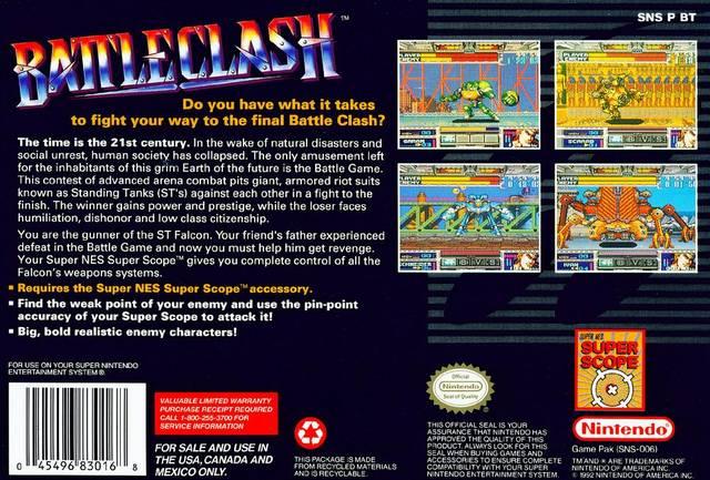 Battle Clash - SNES - Used