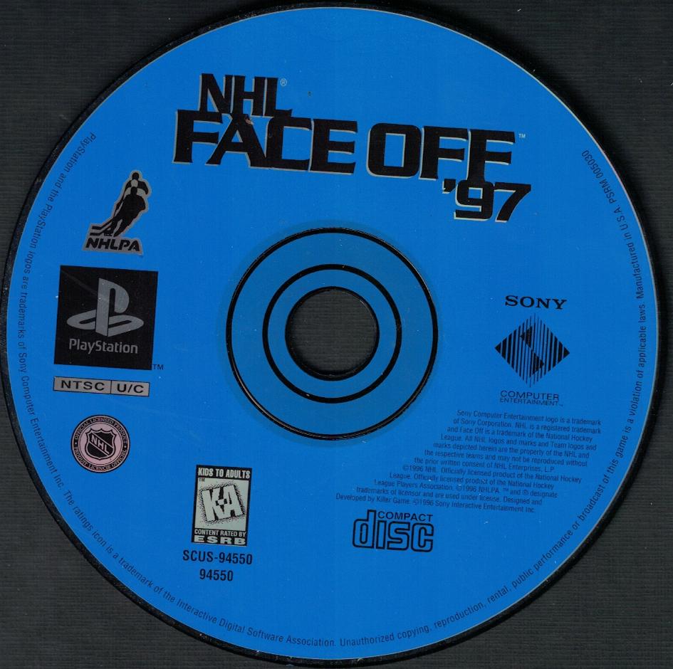 NHL FaceOff 97 - PS1 Game - Used
