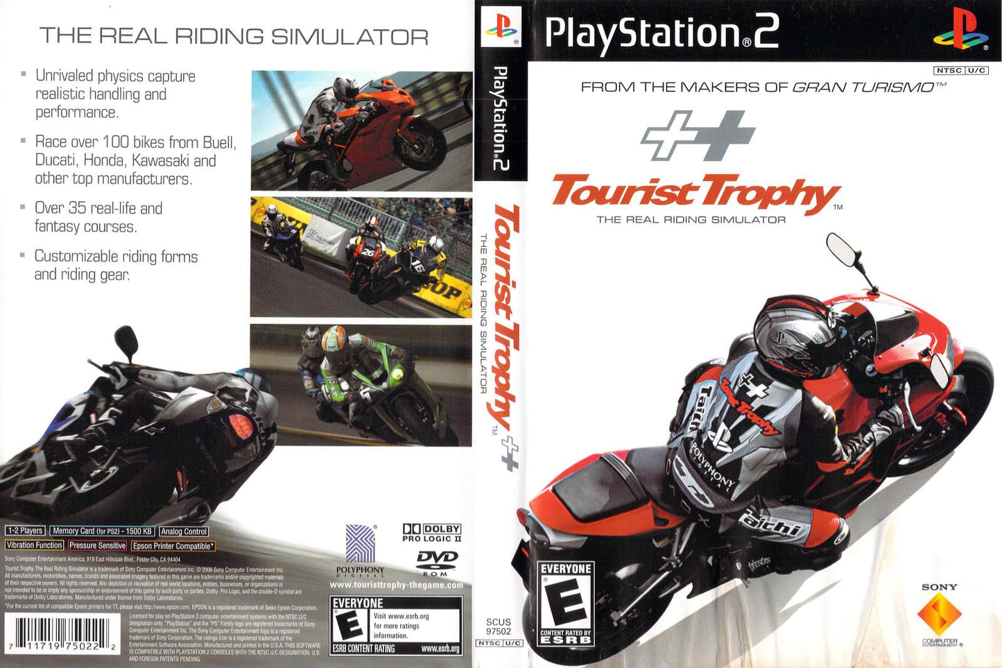 Tourist Trophy - PS2 Game - Used