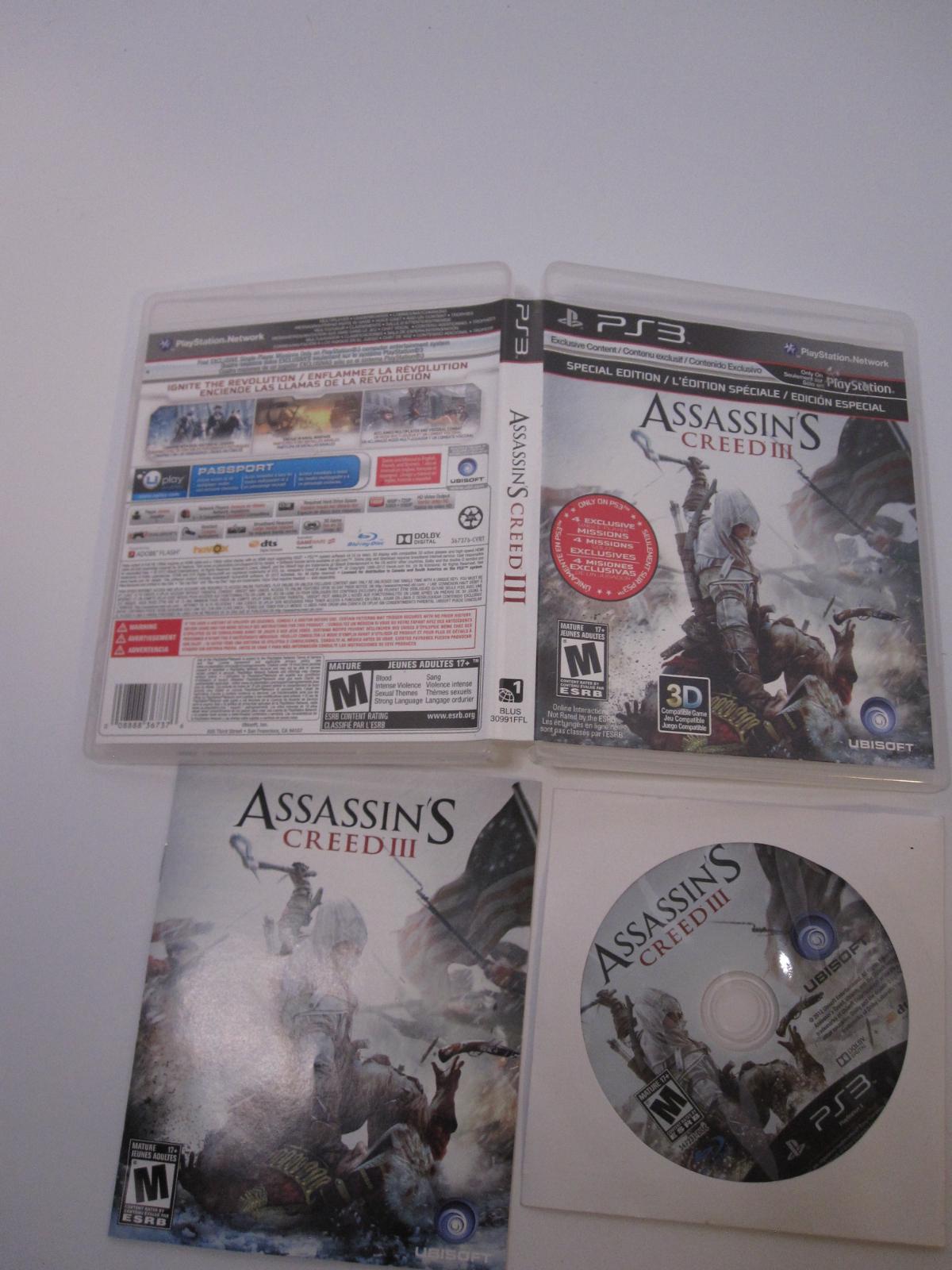 Assassin's Creed III - PS3 Game - Used
